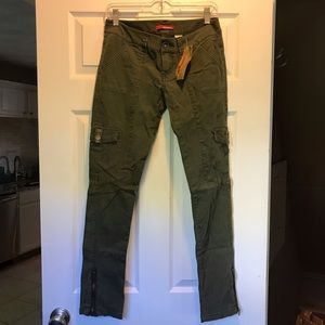 UNIONBAY NWT Juniors Olive Skinny Cargo Jeans